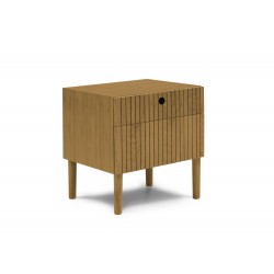 LUBI nowoczesny drewniany stolik nocny z szufladą