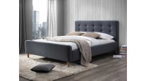 Łóżko sypialniane tapicerowane PINKO