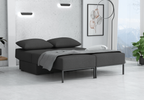 Wielofunkcyjna sofa narożna z funkcją spania TOMI 165x205 cm