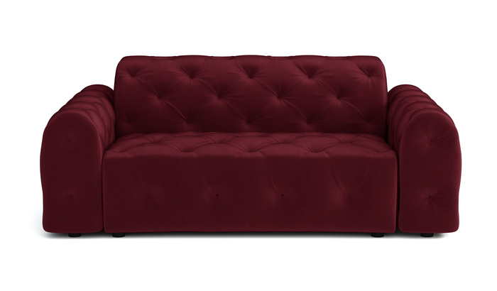 Stylowa sofa 2 osobowa z eleganckimi pikowaniami Candy190x94 cm