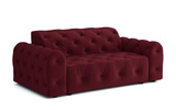 Stylowa sofa 2 osobowa z eleganckimi pikowaniami Candy190x94 cm