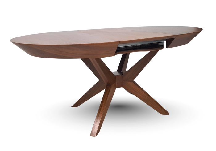 Stół nowoczesny, okrągły, rozkładany 120-220 cm FRANEK T66