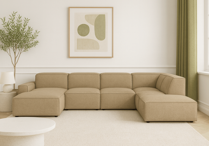 Narożnik lewostronny 7-osobowy LUCAS 364x262 cm