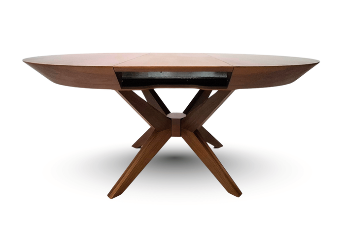 Stół nowoczesny, okrągły, rozkładany 120-220 cm FRANEK T66