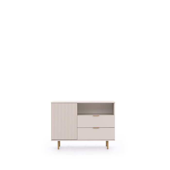 Aurora Mini komoda z pionowymi żłobieniami