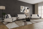  Zestaw wypoczynkowy Onyx 3-2-1 – nowoczesny komplet do stylowego salonu