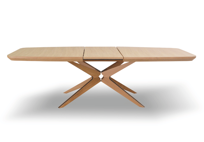 Stół rozkładany dębowy MIESZKO T78 110x200-300 cm