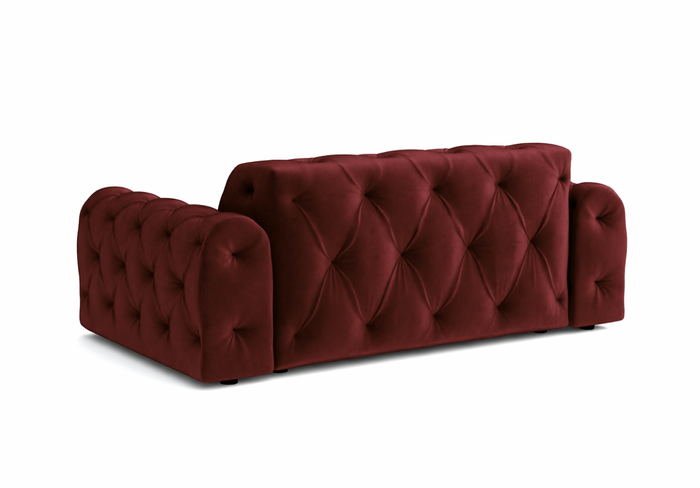Sofa 2-osobowa z eleganckimi pikowaniami CANDY 190x107 cm 