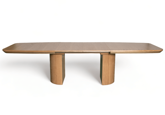 Stół rozkładany na ryflowanych nogach PIOTR T71 110x200-300 cm