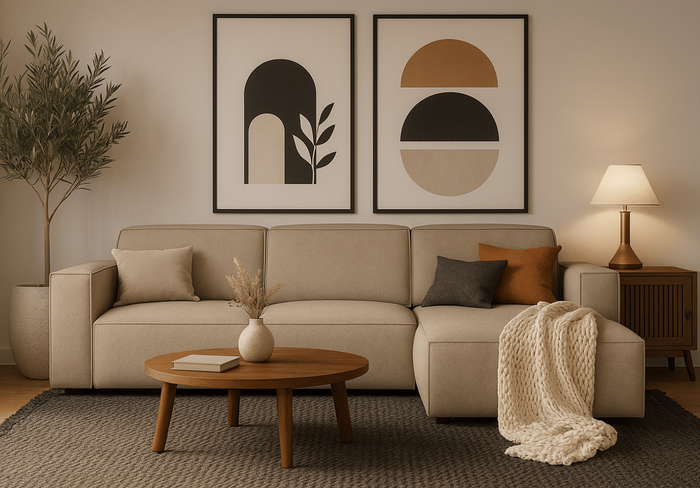 Narożnik 3-osobowy prawostronny LUCAS 284x166 cm