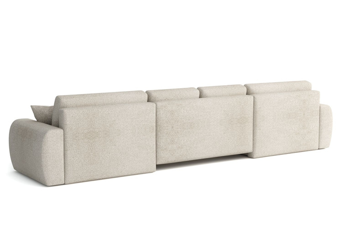 Narożnik z funkcją spania U MOET 342x142 cm