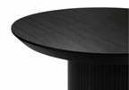 Stół okrągły, rozkładany na ryflowanej nodze DARIUSZ T68 130-180 cm