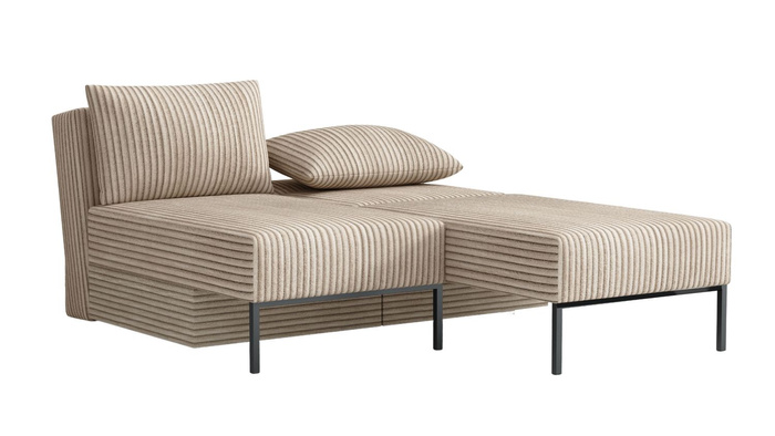 Wielofunkcyjna sofa narożna z funkcją spania TOMI 165x205 cm