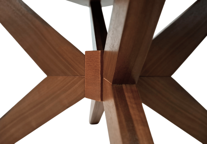 Stół nowoczesny, okrągły, rozkładany FRANEK T66 130-230 cm