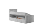 Łóżko pojedyncze kontynentalne boxspring HERA 83x218 cm