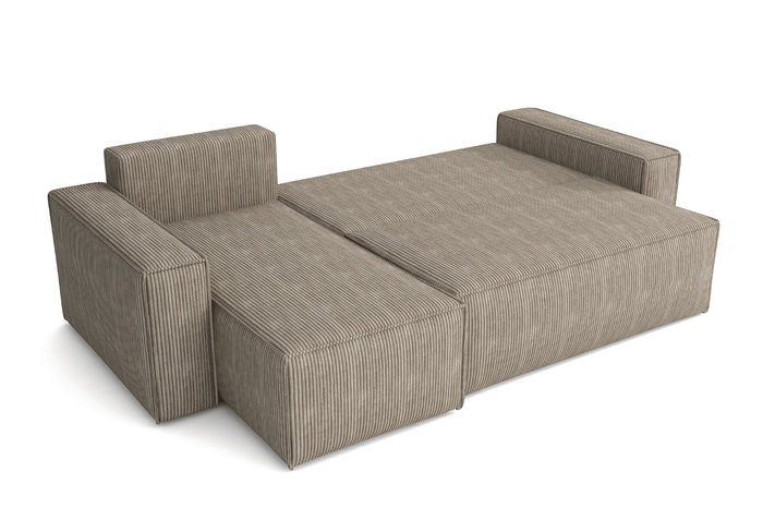 Narożnik uniwersalny z funkcją spania DENIS 244x142 cm