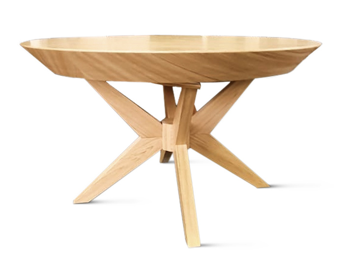 Stół Franek nowoczesny, okrągły, rozkładany 120 cm - 220 cm T66