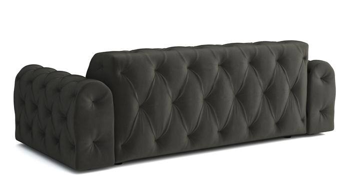Stylowa sofa 4 osobowa z eleganckimi pikowaniami Candy 255x94 cm