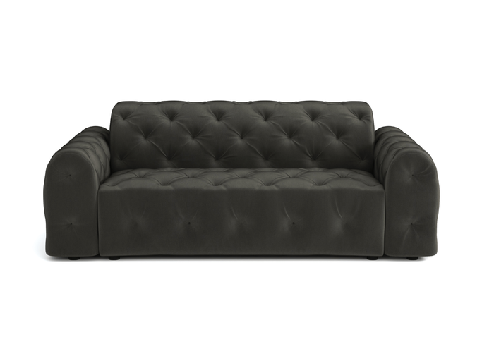 Sofa 3-osobowa z eleganckimi pikowaniami CANDY 230x107 cm