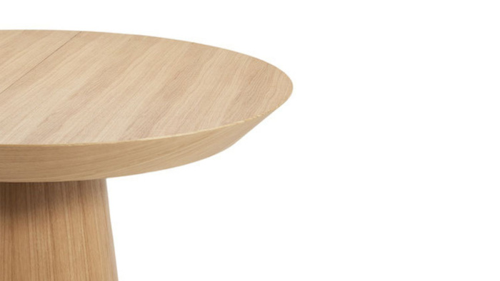 Stół Teodor nowoczesny, okrągły, rozkładany 130 cm - 230 cm T73