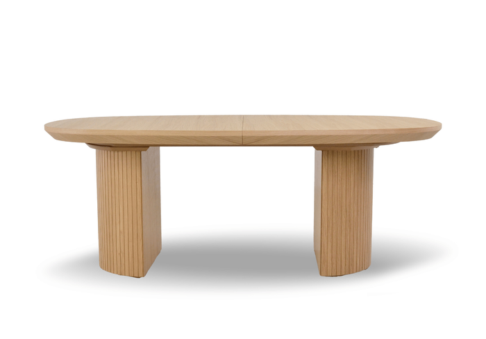 Stół rozkładany na ryflowanej nodze PAWEŁ T72 110x200-300 cm