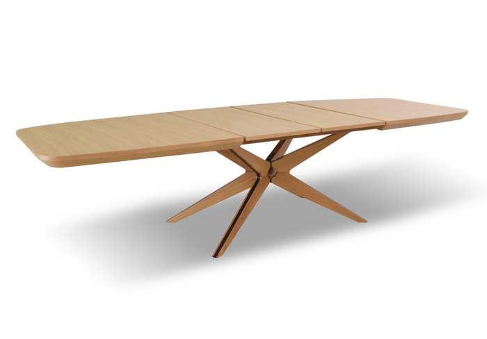 Stół rozkładany dębowy MIESZKO T78 110x200-300 cm