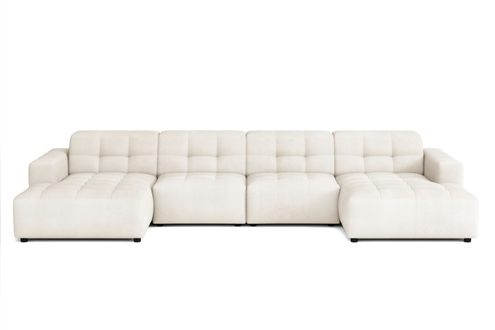 Duży modułowy narożnik Bergo U 364x166 cm
