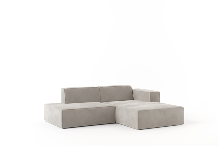 Mały nowoczesny narożnik modułowy do salonu Gaba A  230x170 cm