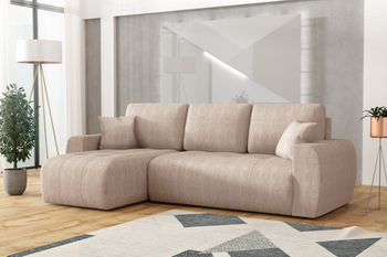 Narożnik z funkcją spania 250x142 cm L MOET mini