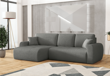 Narożnik lewostronny z funkcją spania L MOET mini 250x142 cm
