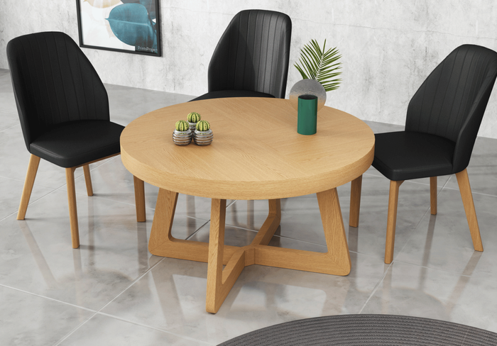 Stół okrągły, rozkładany OLAF T40 130-230 cm