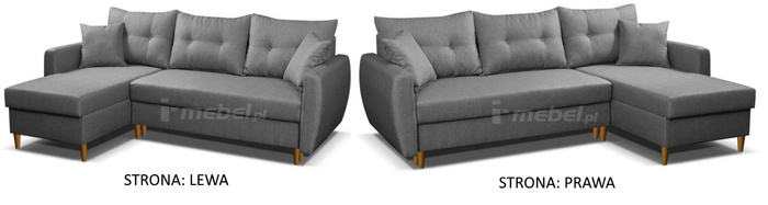 Narożnik Julia z funkcją spania 234x156 cm