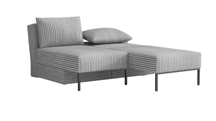 Wielofunkcyjna sofa narożna z funkcją spania TOMI 165x205 cm