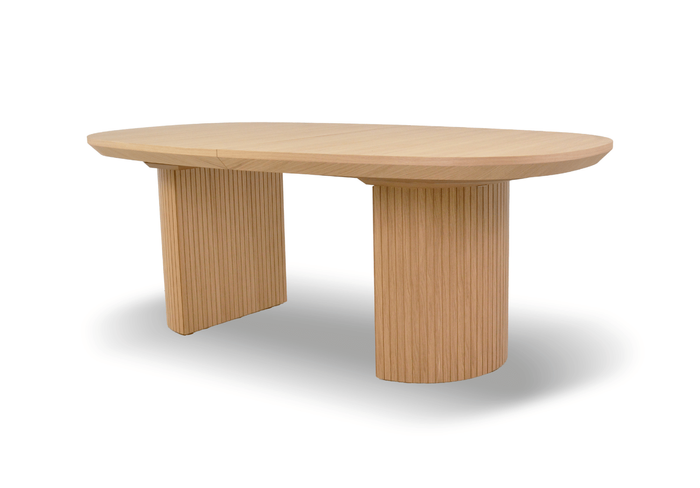 Stół rozkładany na ryflowanej nodze PAWEŁ T72 110x200-300 cm