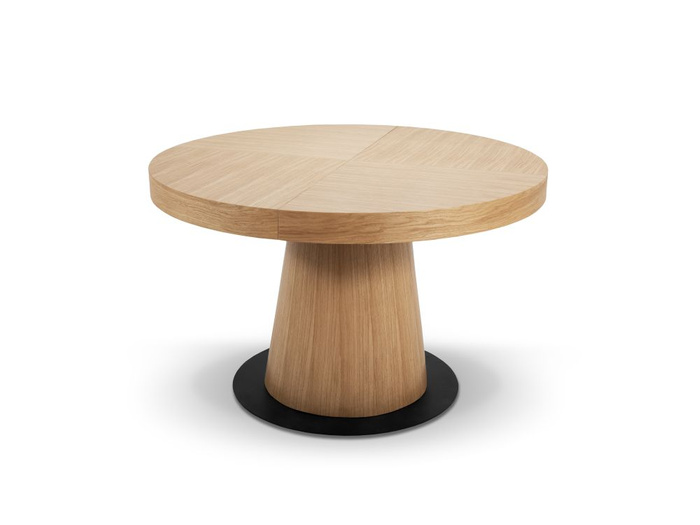 Stół Teofil nowoczesny, okrągły, rozkładany 120 cm - 220 cm T74