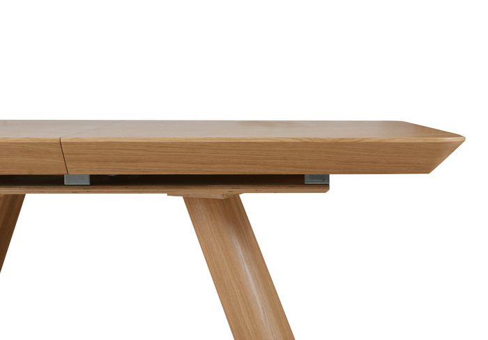 Stół prostokątny, drewniany, rozkładany MATEUSZ T75 100x180-380 cm