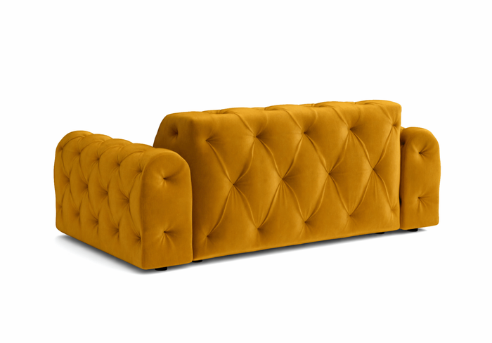 Sofa 2-osobowa z eleganckimi pikowaniami CANDY 190x107 cm 