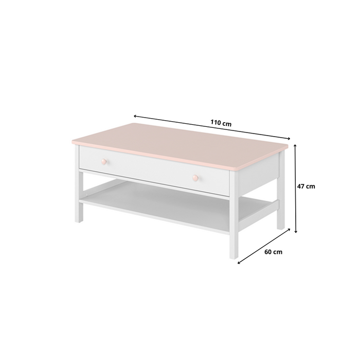 Stolik Lyssa 110x47x60 cm