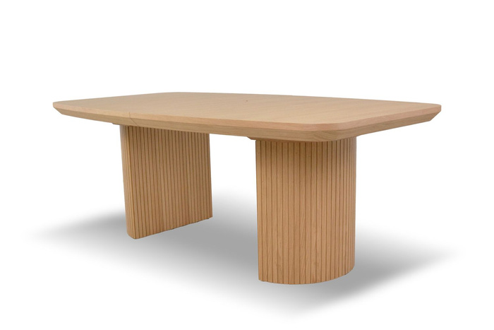 Stół Piotr rozkładany na ryflowanych nogach 110 cm x 200 - 300 cm T71