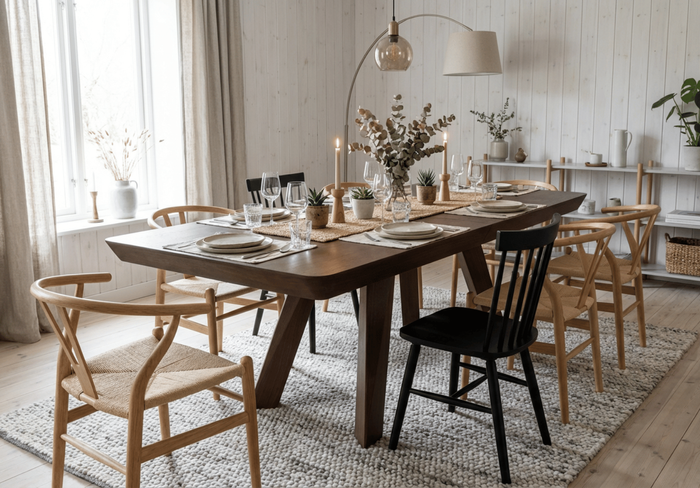 Stół prostokątny, rozkładany TADEUSZ T39 100x180-380 cm