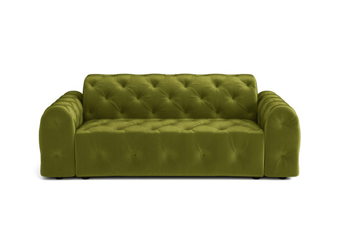 Sofa 3-osobowa z eleganckimi pikowaniami CANDY 230x107 cm
