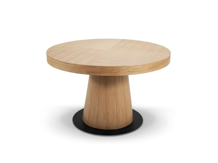 Stół Teofil nowoczesny, okrągły, rozkładany 120 cm - 220 cm T74