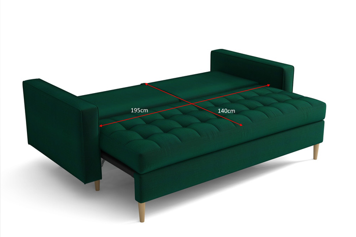 SOFA  FLORENCJA 225x100 cm z funkcją spania
