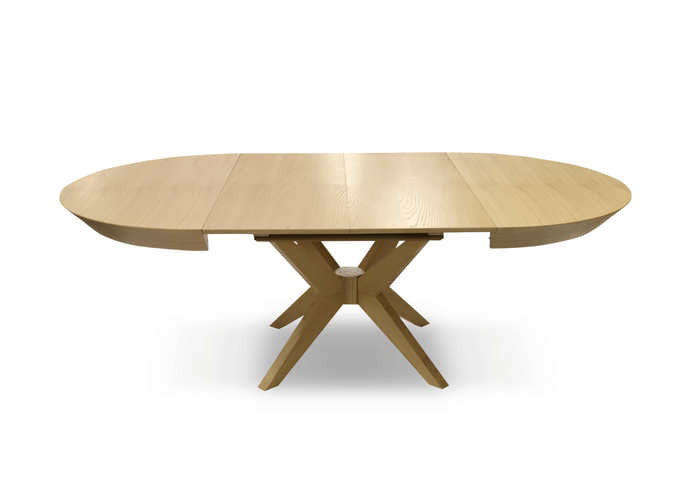 Stół nowoczesny, okrągły, rozkładany FRANEK T66 120-220 cm 