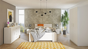 Szafa przesuwna o szerokości 150 x 215 cm Bianca