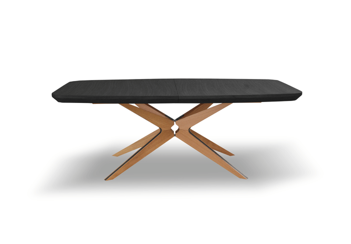 Stół rozkładany dębowy MIESZKO T78 110x200-300 cm