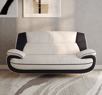 Nowoczesna tapicerowana sofa 2-osobowa do salonu ONYX