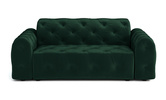 Stylowa sofa 2 osobowa z eleganckimi pikowaniami Candy190x94 cm 