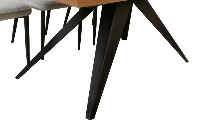 Stół Kazik rozkładany na metalowej nodze 100 x 180 - 280 cm T56 