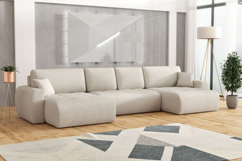 Narożnik z funkcją spania U MOET 342x142 cm